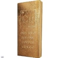 thumbnail image 1 of 1 Kilo Copper Bar Bullion Paperweight - 999 Pure Chemistry Element Design, 1 of 1