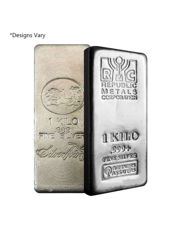 1 Kilo Generic Silver Bar .999 Fine
