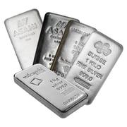 1 Kilo Random Brand Silver Bar 0.999 Fine