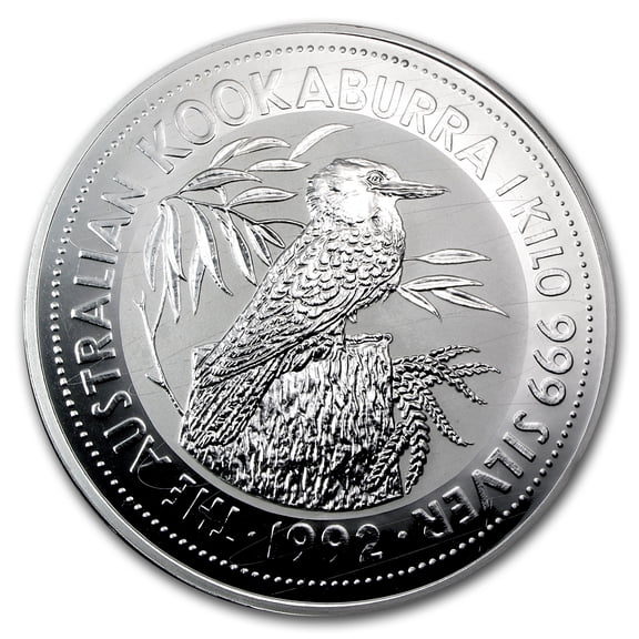 1 Kilo Silver Australian Kookaburra (Light Abrasions)