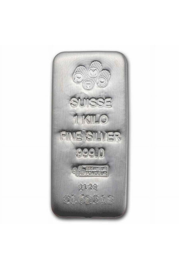1 Kilo Silver Bar - PAMP Suisse (Serialized)