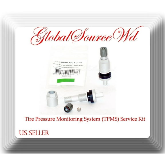 1 Kit Aluminum clamp-in style valve for TPMS Sensor Service Pack for EZ sensor