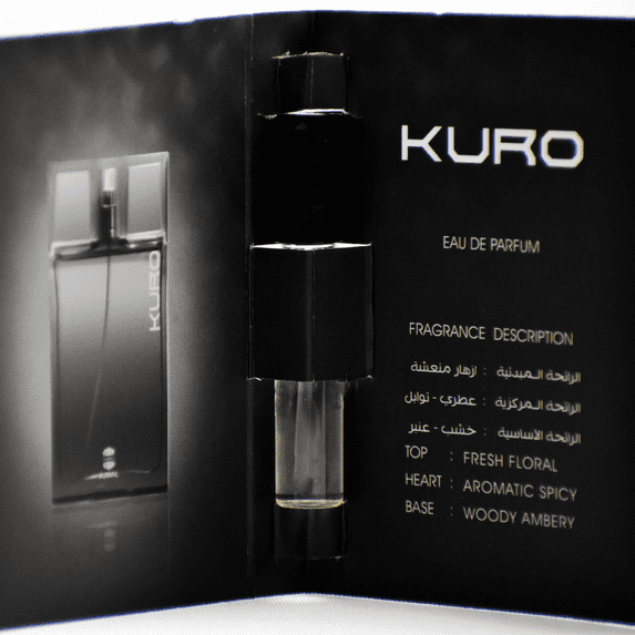 1 Kuro EDP Sample for Men - 1ML (0.05 oz) by Ajmal
