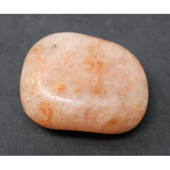1 LARGE Sunstone Tumbled Stone (Crystal Healing Reiki Tumble)