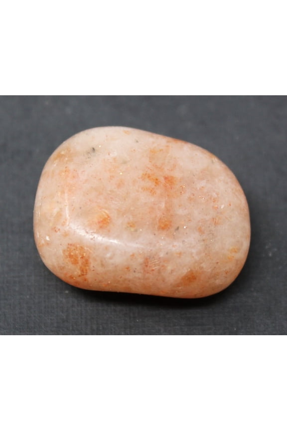 1 LARGE Sunstone Tumbled Stone (Crystal Healing Reiki Tumble)