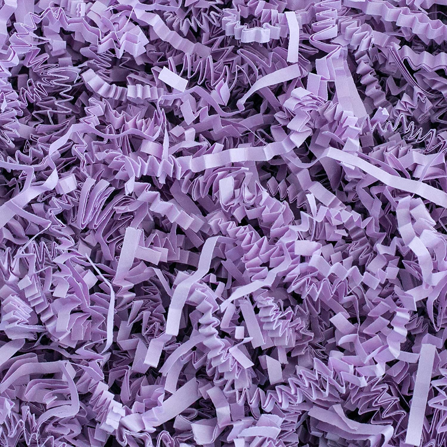  1 LB Lavender Crinkle Cut Paper Shred Filler great for Gift Wrapping, Basket Filling