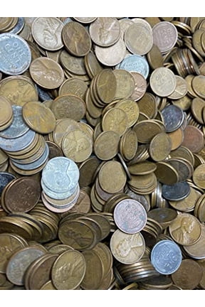 1-LB Wheat Cent Coins - Pennies - Who Knows What You Might Find