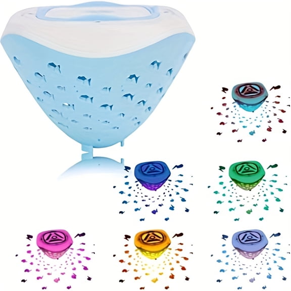 1 LED pool light with floating fish projection, IP67 multi-color underwater fountain light suitable for pond, bathtub entertainment and party decoration, battery powered (excluding 3 AAA) disco pool