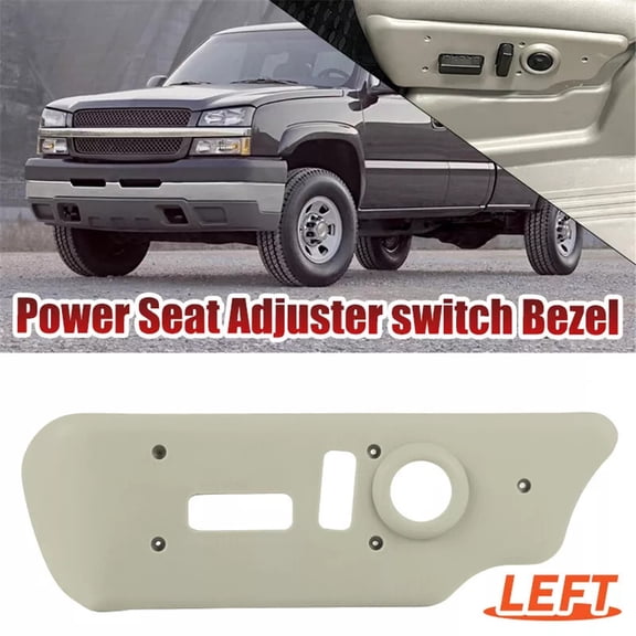 1 LH Driver Seat Switch Bezel Trim Panel Cover For 03-06 Silverado Sierra Yukon