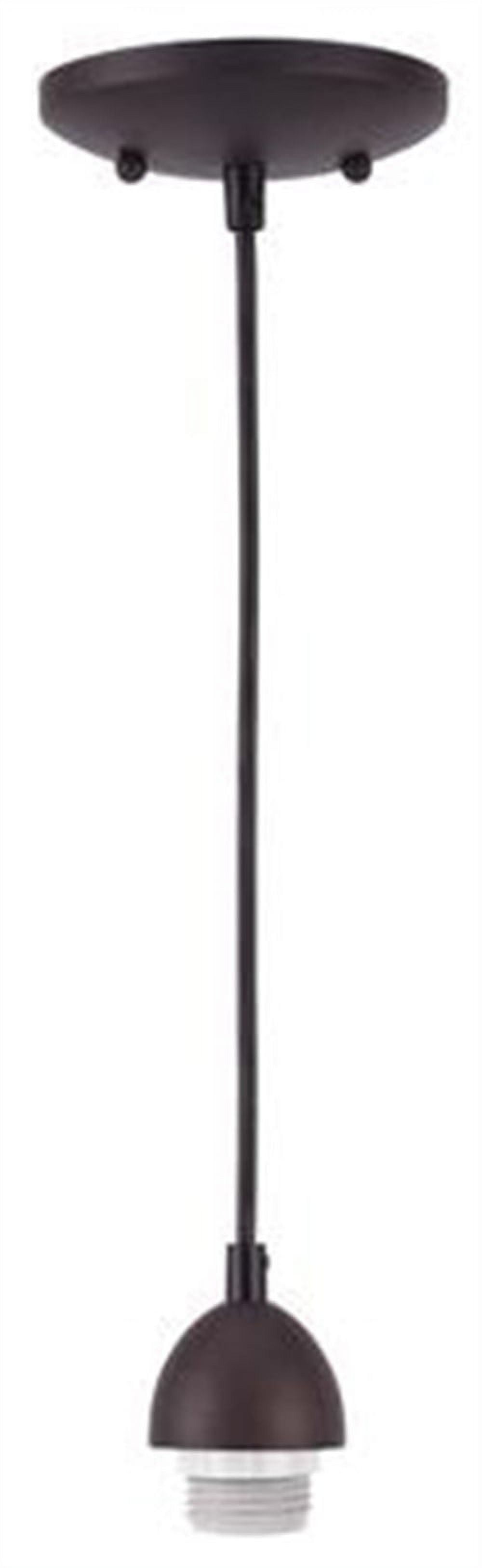 Oil Rubbed Bronze Mini Pendant Light with Adjustable Cord