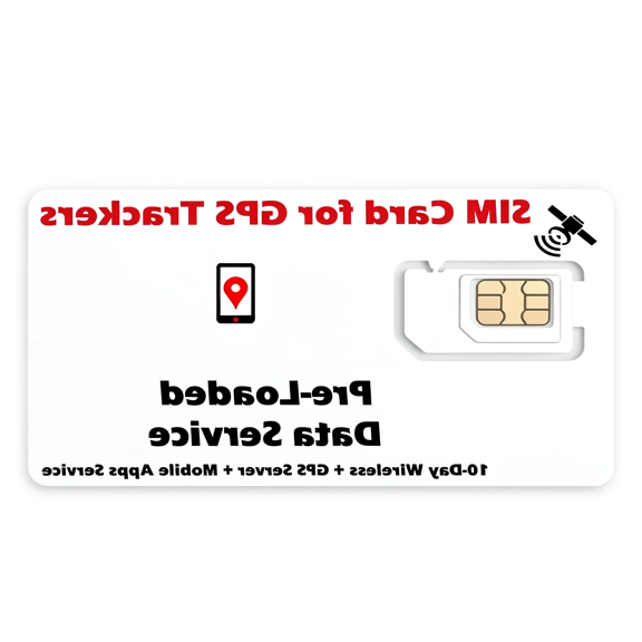 1 LTE SIM Card for GPS Tracking Devices, Works with 1500+ Models, Real-Time Location via App, Web, and SMS