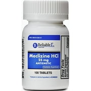 1 Laboratories Meclizine Antiemetic Relieve Sickness 25 mg, 100 ct