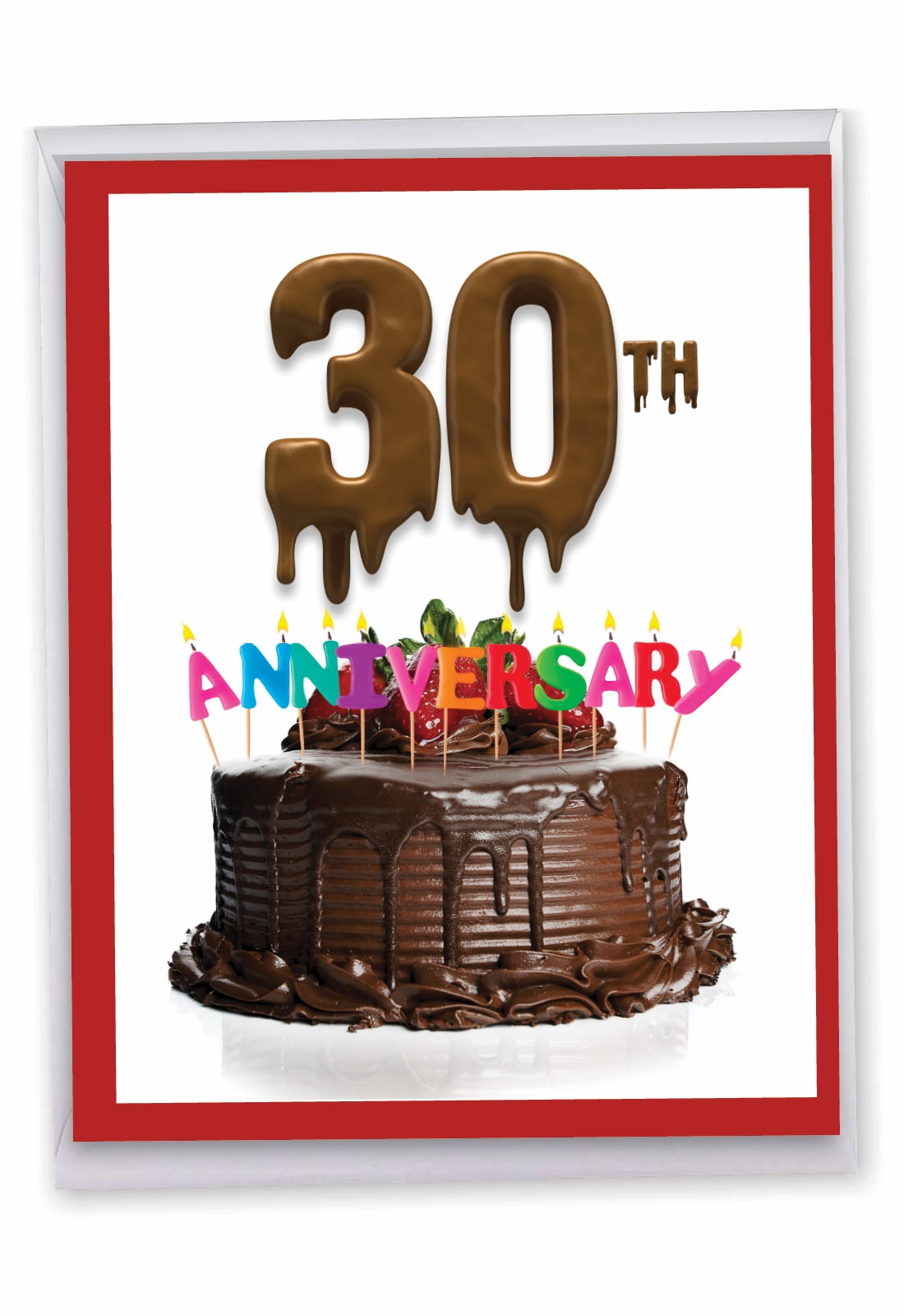 30th Wedding Anniversary Cards Pearl 30 Thirty Year Happy Unique Greeting (Special Friends Card - Cute Teddy Bears