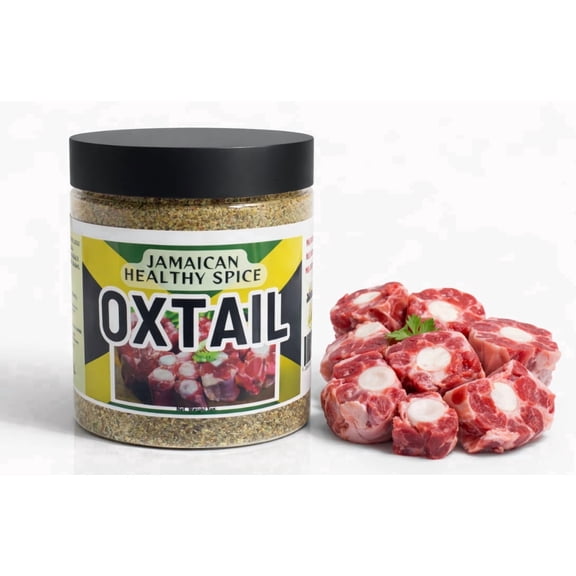All Natural   Authentic  Jamaican Oxtail  Seasoning,  with  Organic Ingredients, No MSG, No Soy, No Corn, No Fillers, No Additives