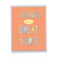 thumbnail image 1 of 1 Large Funny Thank You Greeting Card (8.5 x 11 Inch) - Nurse Gratitude Thank You J9152TYG, 1 of 6