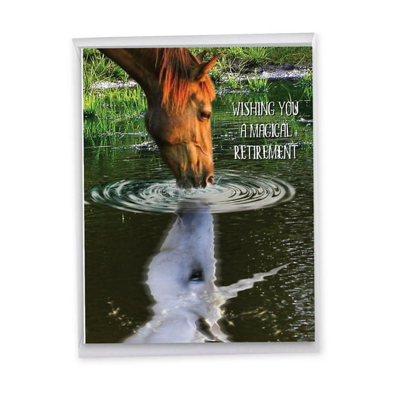 1 Large Retirement Card (8.5 x 11 Inch) - Aspirations Retirement J7076HRTG-US