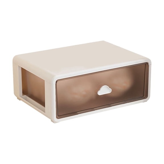 1 Layer Cloud Handle Multilayer Storage Box, Plastic Organizer for Home