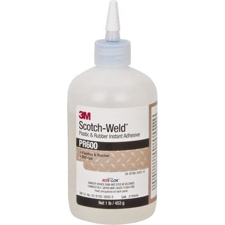 1 Lb Bottle Clear Instant Adhesive