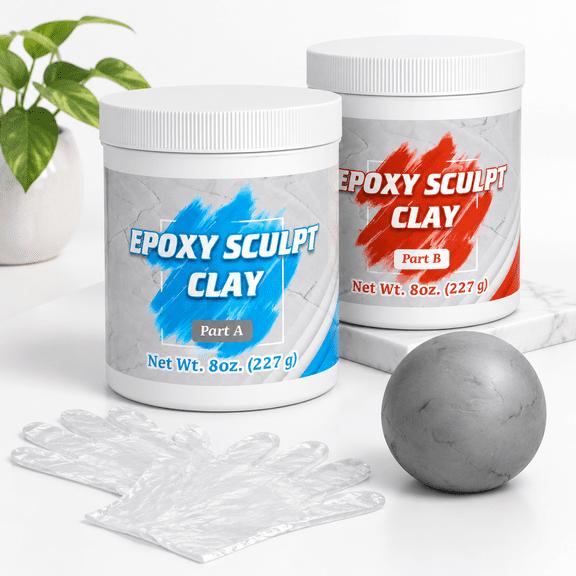 1 Lb Epoxy Putty Sculpt Clay 2 Part Shardening Modeling