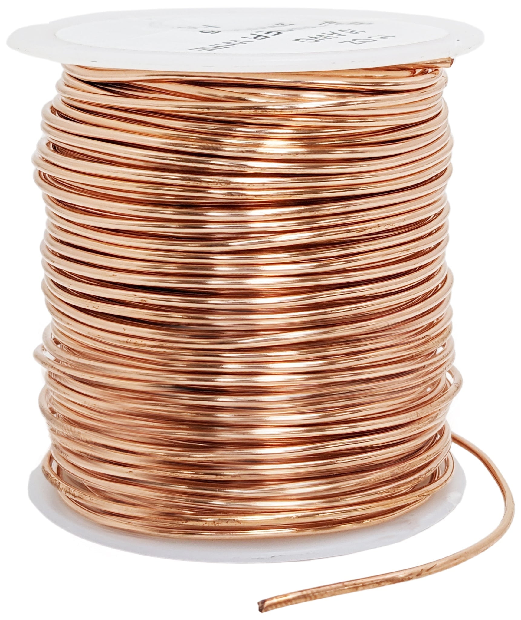 126 Feet 16 Gauge Soft Bare Copper Crafting Wire (1 Pound Spool)
