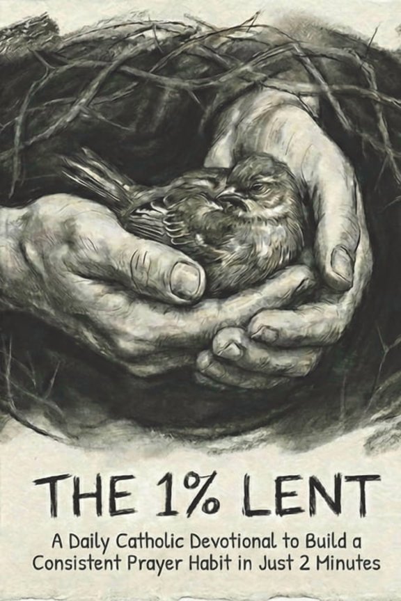 The 1% Lent: Find Peace in 2 Minutes A Day - A Catholic Devotional to Give Up Anxiety for 40 Days, (Paperback)