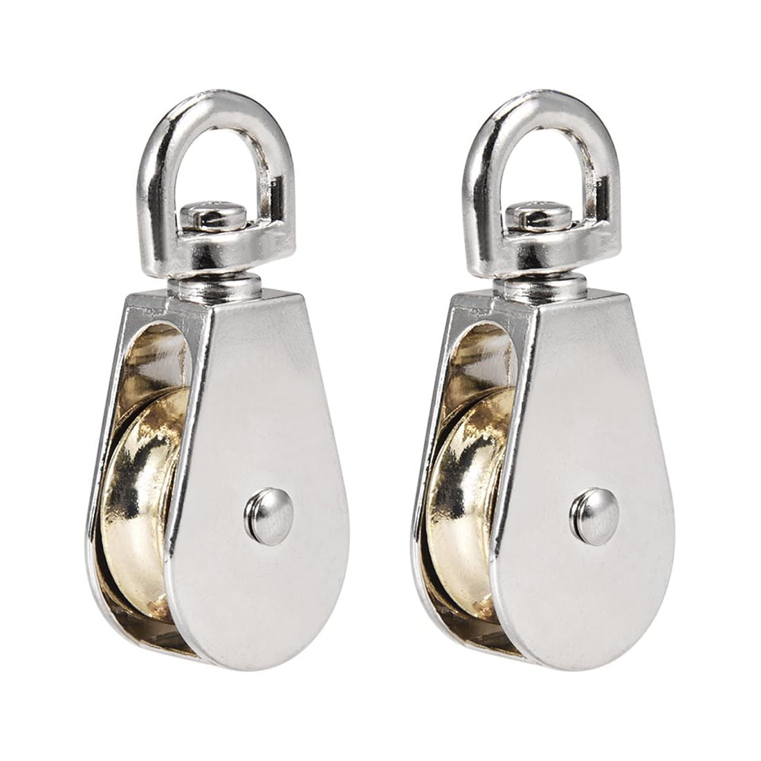 Sourcing Map 2Pcs Detachable Snap Hook Swivel Clasp 1" D Ring With - View #9