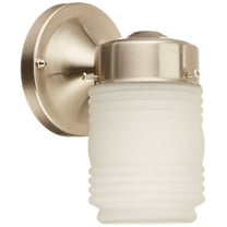 1 Light - 6" - Porch, Wall - Mason Jar w/Frosted Glass