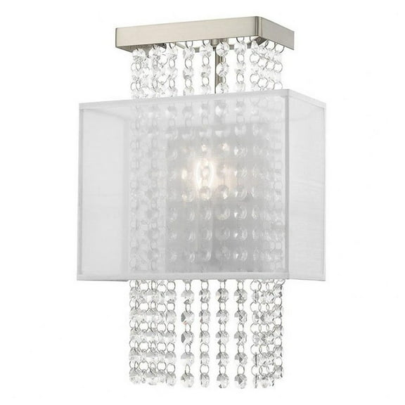 1 Light Ada Wall Sconce in Contemporary Style 9 inches Wide By 14.5 inches High Bailey Street Home 218-Bel-2944530