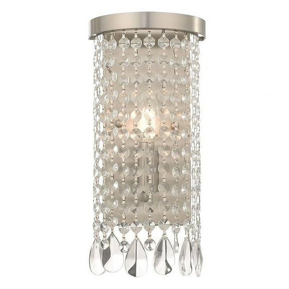 1 Light Ada Wall Sconce in Glam Style 6 inches Wide By 12.5 inches High Bailey Street Home 218-Bel-2944768