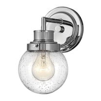 Hinkley Lighting 5930 Poppy 1 Light 10" Tall Bathroom Sconce - Chrome