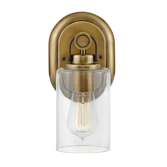 52880HB Hinkley Lighting Halstead - 1 Light Bath Vanity in Traditional and Rustic Style - 5 Inches Wide by 10.25 Inches High-Heritage Brass Finish
