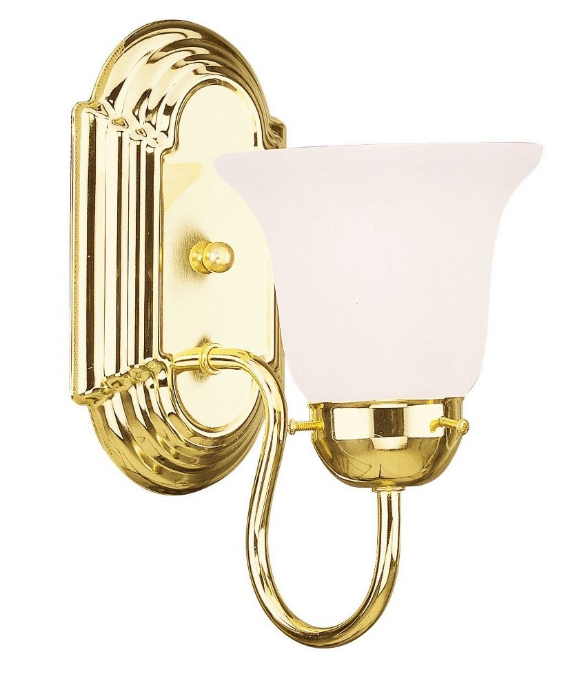 1 Light Bathroom Light Fixture in Traditional Style 5 inches Wide By 11 inches High Bailey Street Home 218-Bel-1653381