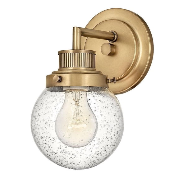 1 Light Bathroom Vanity-Heritage Brass Finish Bailey Street Home 81-Bel-3088081