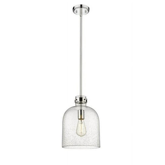 1 Light Chandelier In Transitional Style-13 Inches Tall And 9.5 Inches Wide-Polished Nickel Finish Z-Lite 817-9Pn