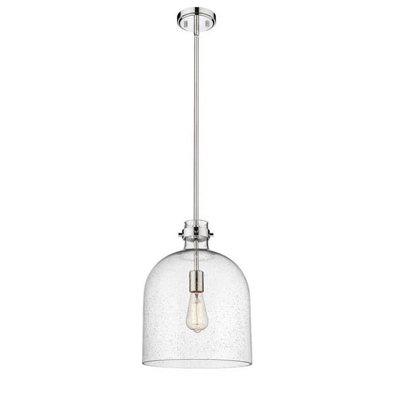 1 Light Chandelier In Transitional Style-16 Inches Tall And 12 Inches Wide-Polished Nickel Finish Z-Lite 817-12Pn