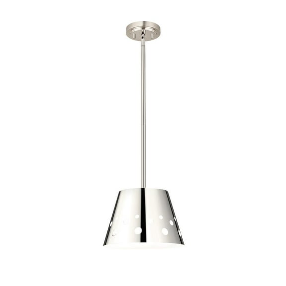 1 Light Chandelier-Polished Nickel Finish Z-Lite 6014-12Pn