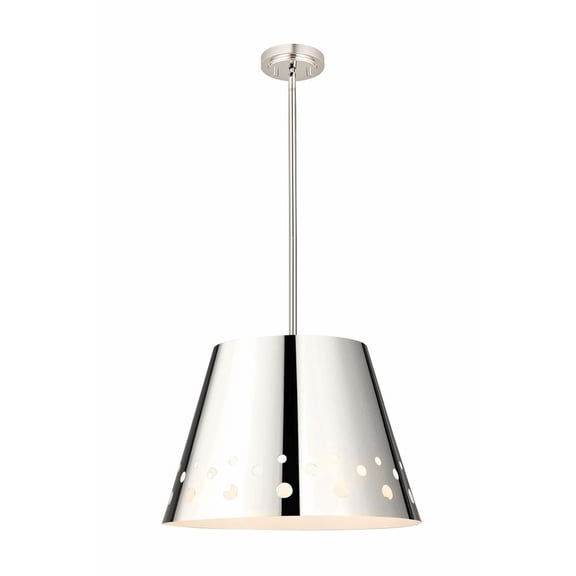 1 Light Chandelier-Polished Nickel Finish Z-Lite 6014-18Pn