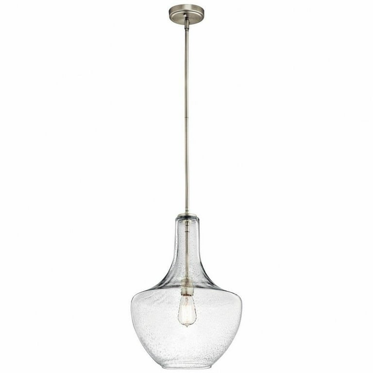 Large glass bell pendant light 2025