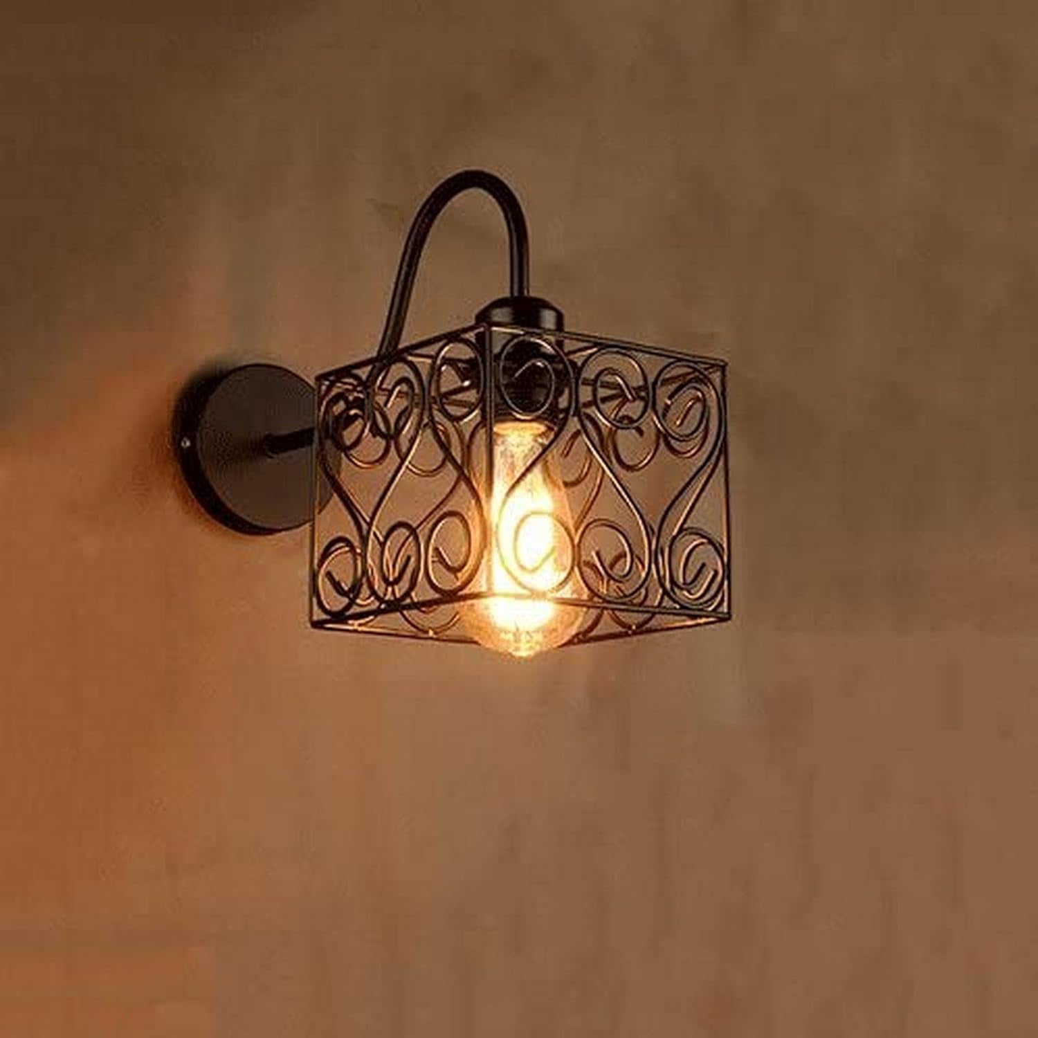 Picture of 1-Light Creative Personality Retro American Industrial Vintage Iron ...