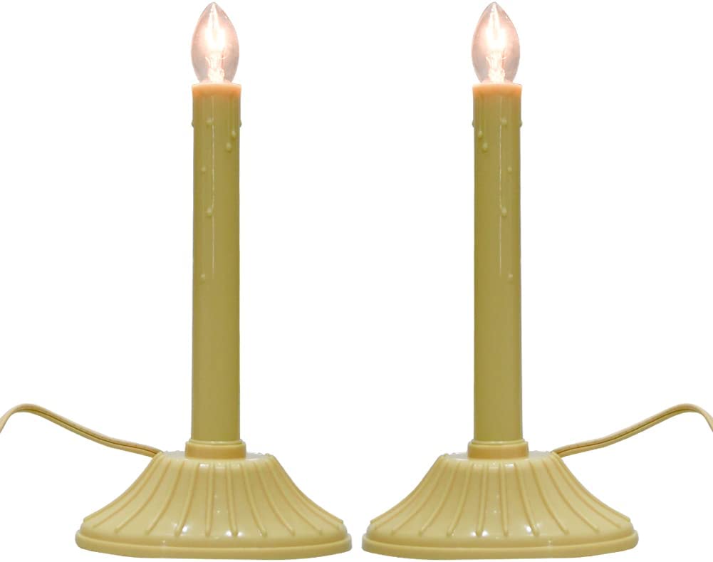 1 Light Electric Window Candles Plugin Christmas Candle Lights