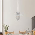 thumbnail image 1 of 1 Light Elongated Metal Pendant Light, Chrome, 1 of 1
