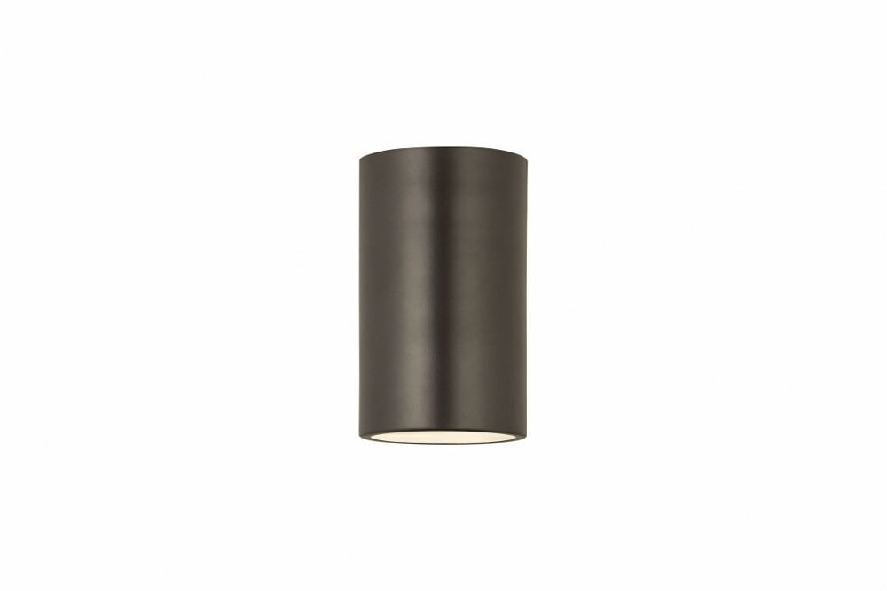 Harley Bronze Glass Drum LED Flush Mount Light
