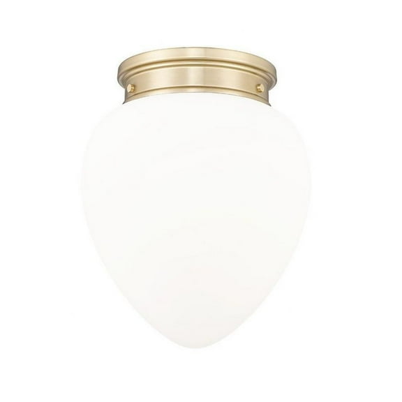 1 Light Flush Mount in Industrial Style-15 inches Tall and 12.5 inches Wide-Modern Gold Finish Bailey Street Home 372-Bel-5172017