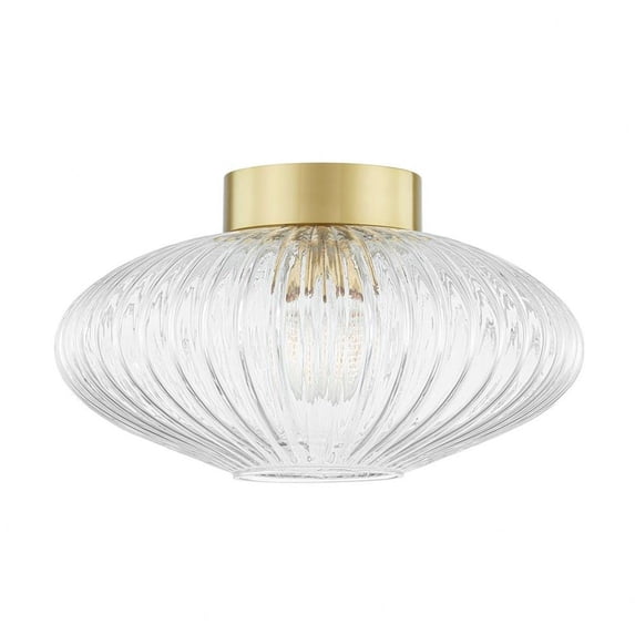 -1 Light Flush Mount in Transitional Style-16 inches Wide By 8.75 inches High Bailey Street Home 735-Bel-4488958