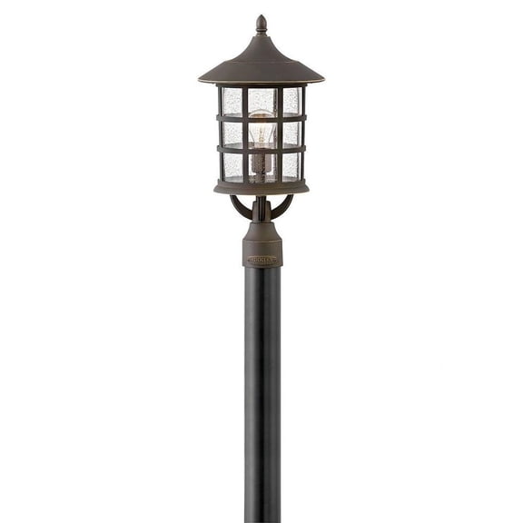1 Light Large Outdoor Low Voltage Post Top or Pier Mount Lantern Coastal Style 10 inch Wide By 20.5 inch High-Oil Rubbed Bronze Finish-Led Lamping