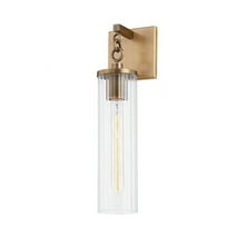 1 Light Large Outdoor Wall Sconce 17.25 inches Tall and 4.75 inches Wide Bailey Street Home 154-Bel-4623664