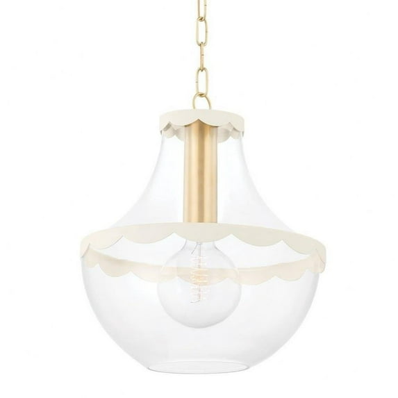 1 Light Large Pendant-16.5 inches Tall and 14.25 inches Wide Bailey Street Home 735-Bel-4955927