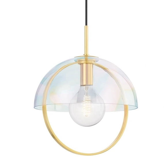 1 Light Large Pendant-17.5 inches Tall and 14 inches Wide Bailey Street Home 735-Bel-4956370