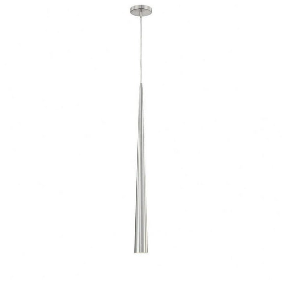 1 Light Large Pendant 2.75 inches Wide By 36 inches High-Satin Nickel Finish Bailey Street Home 79-Bel-981482