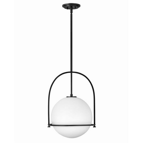 3405BK Hinkley Lighting Somerset - 1 Light Large Pendant in Transitional Style - 15.5 Inches Wide by 23 Inches High-Black Finish